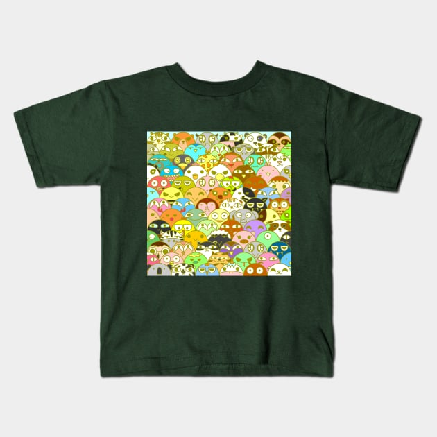 Cute Teeshirt: Animal Forest Kids T-Shirt by MoreThanThat